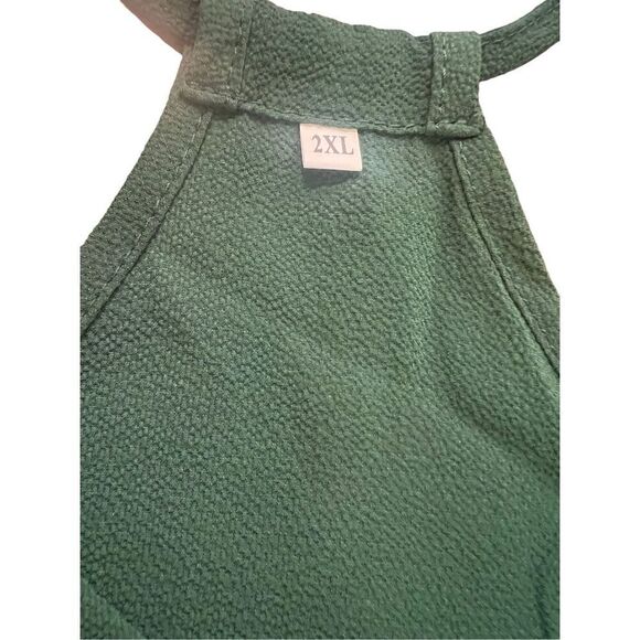 VCAY Ruffle Hem Rib-Knit Cami Top size 2XL - Picture 5 of 8